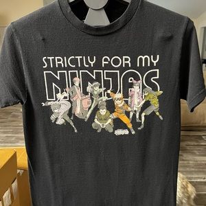 VTG 2002 Naruto Strictly For My Ninjas Black T-Shirt Size S